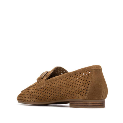 Carmela - 163137 - Suede buckle loafer