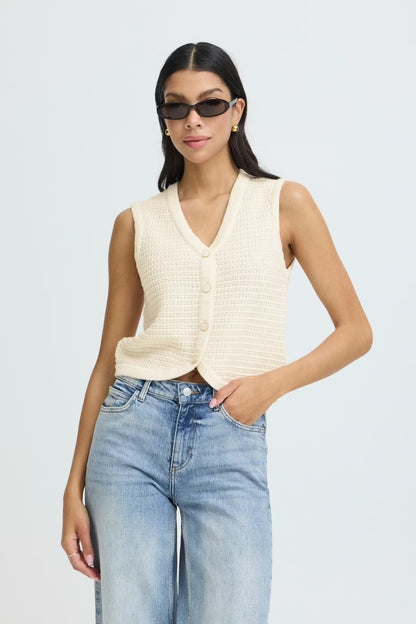 B.Young -  MIKALA - Knitted waistcoat