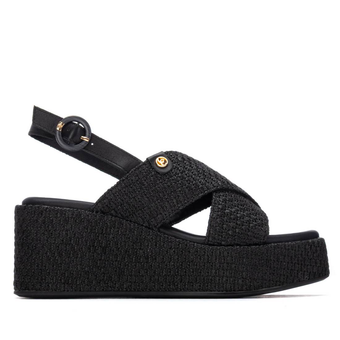 Carmela - 162324 - Cross over woven wedges