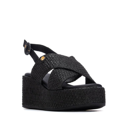 Carmela - 162324 - Cross over woven wedges