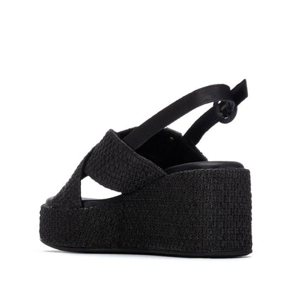 Carmela - 162324 - Cross over woven wedges