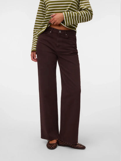 Vero Moda - TESSA - Wide leg high waist jeans