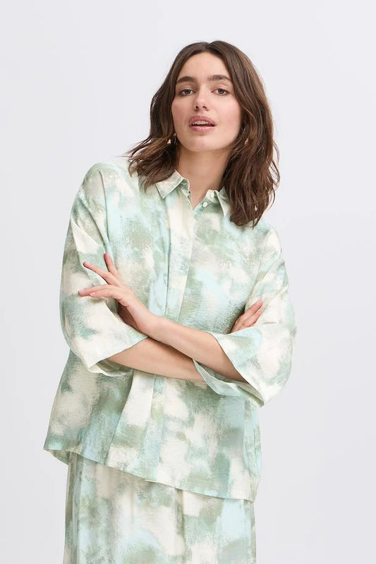 B.Young - IBINE - Printed loose fit shirt