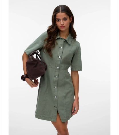 Vero Moda - DAISY - Denim dress