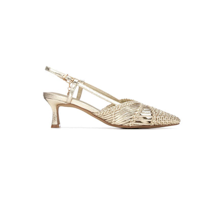Xti - 145301 - Sling back weave detail heels
