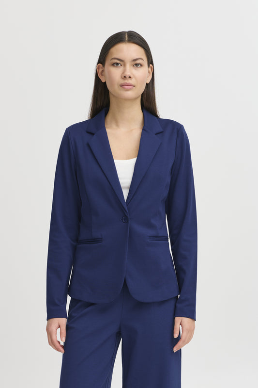 ICHI - KATE BL - Classic jersey blazer