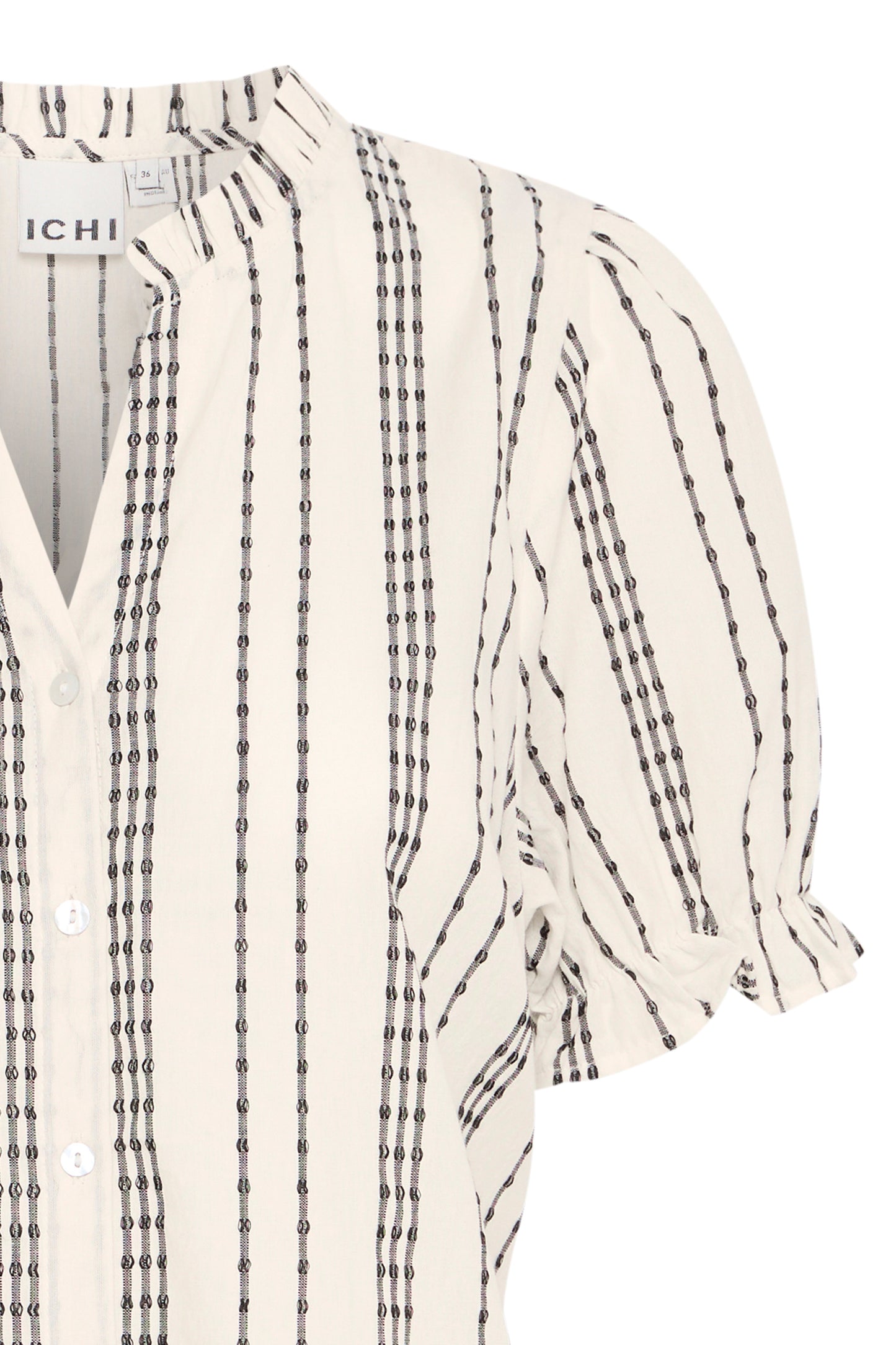 ICHI - JOSINE SH2 - Stripe detail top