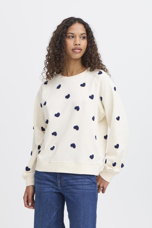 ICHI - KASURA - 3D heart sweater