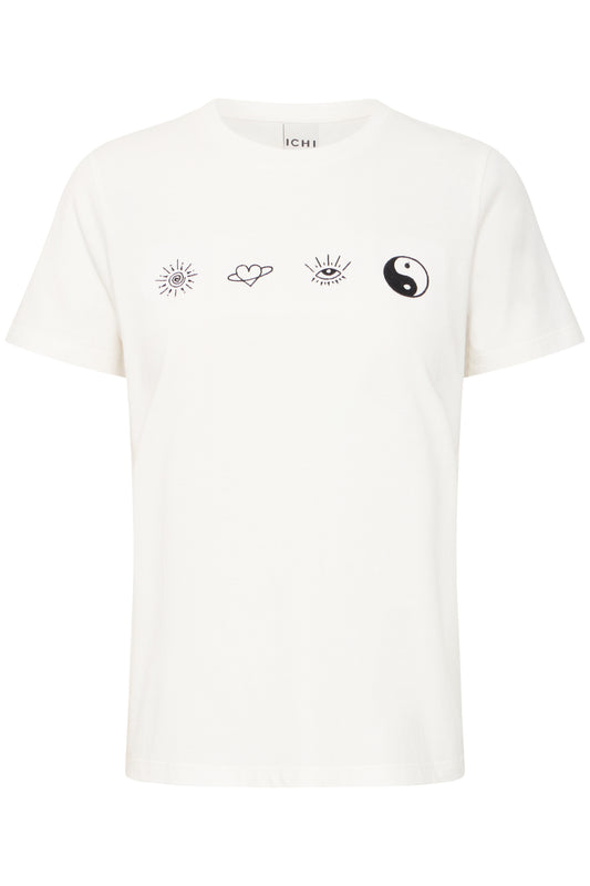 ICHI - CAMINO - Emoji slogan T.shirt