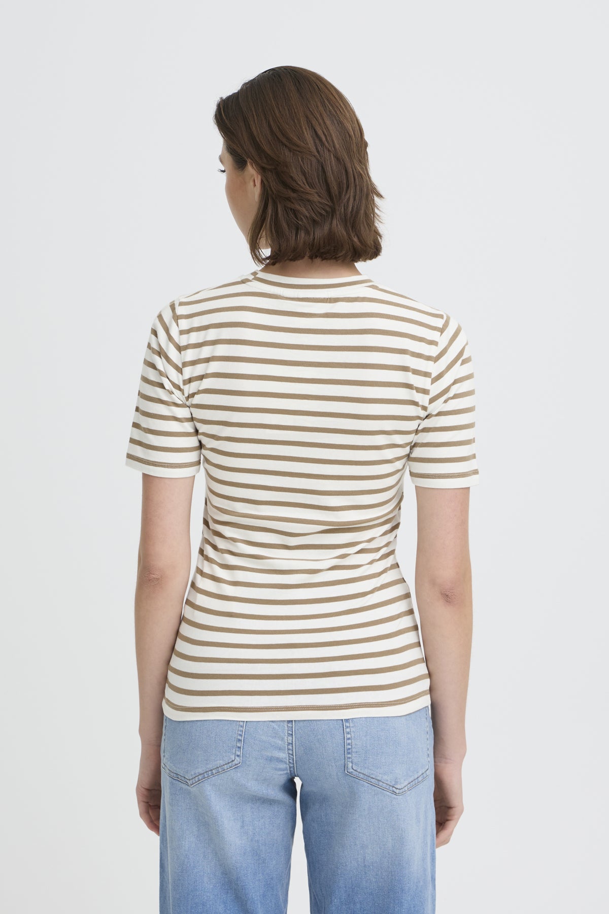 ICHI - MIRA - Stripe fitted t.shirt