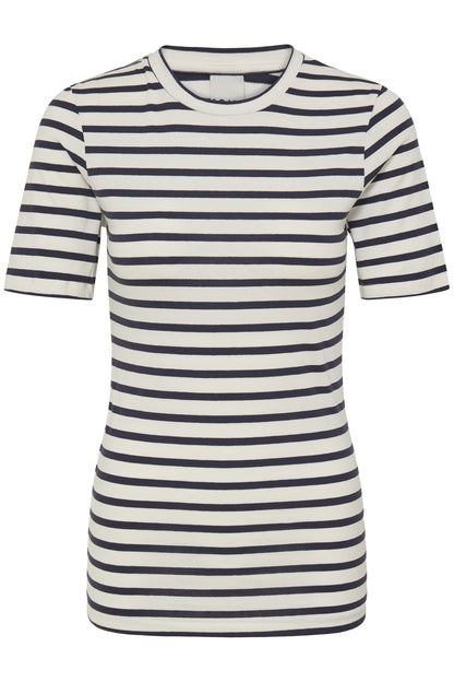 ICHI - MIRA - Stripe fitted t.shirt