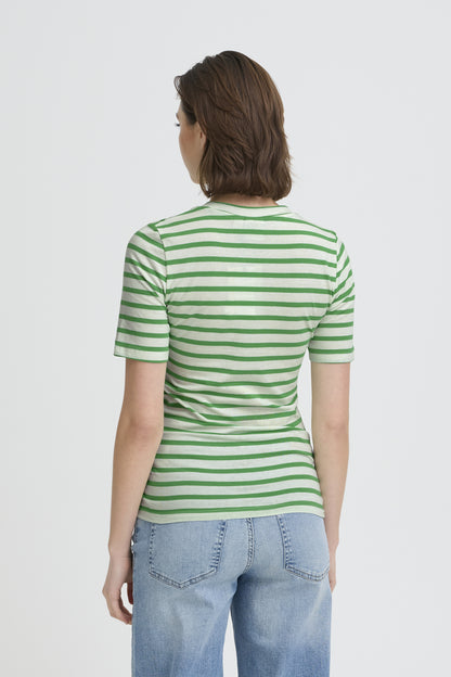 ICHI - MIRA - Stripe fitted t.shirt