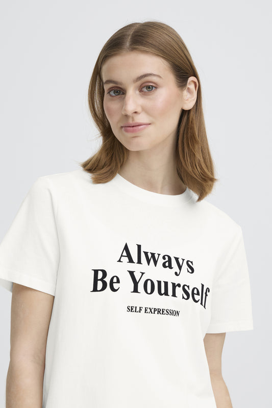 ICHI - RUBBY - ‘Be yourself’ slogan t.shirt
