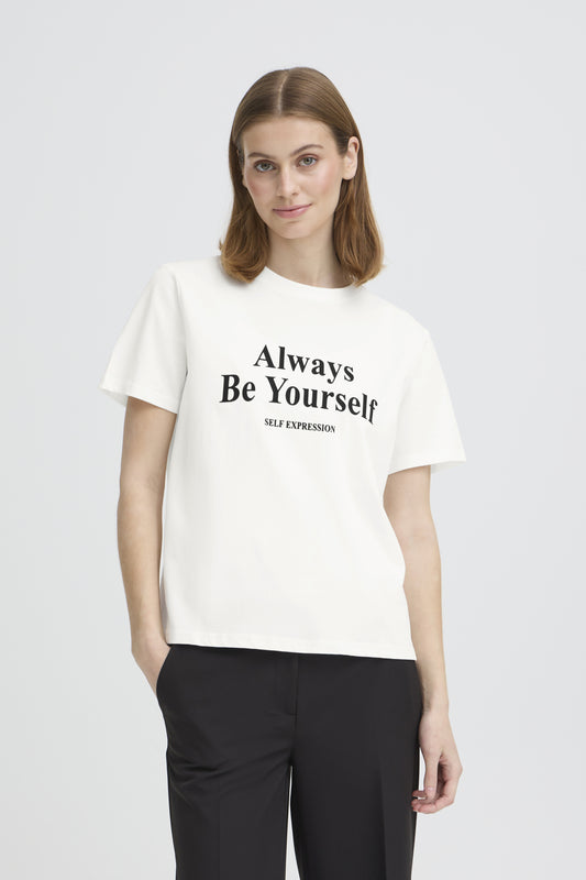 ICHI - RUBBY - ‘Be yourself’ slogan t.shirt