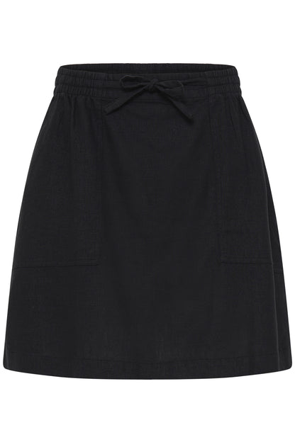 ICHI - Linen Mini skirt