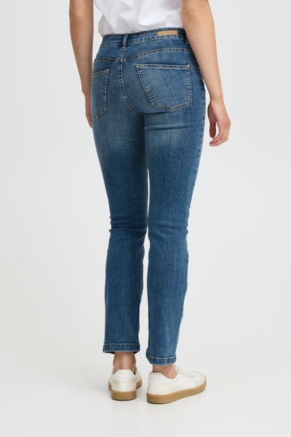 B.Young - LOLA BY LUNI - Straight leg jeans - Denim