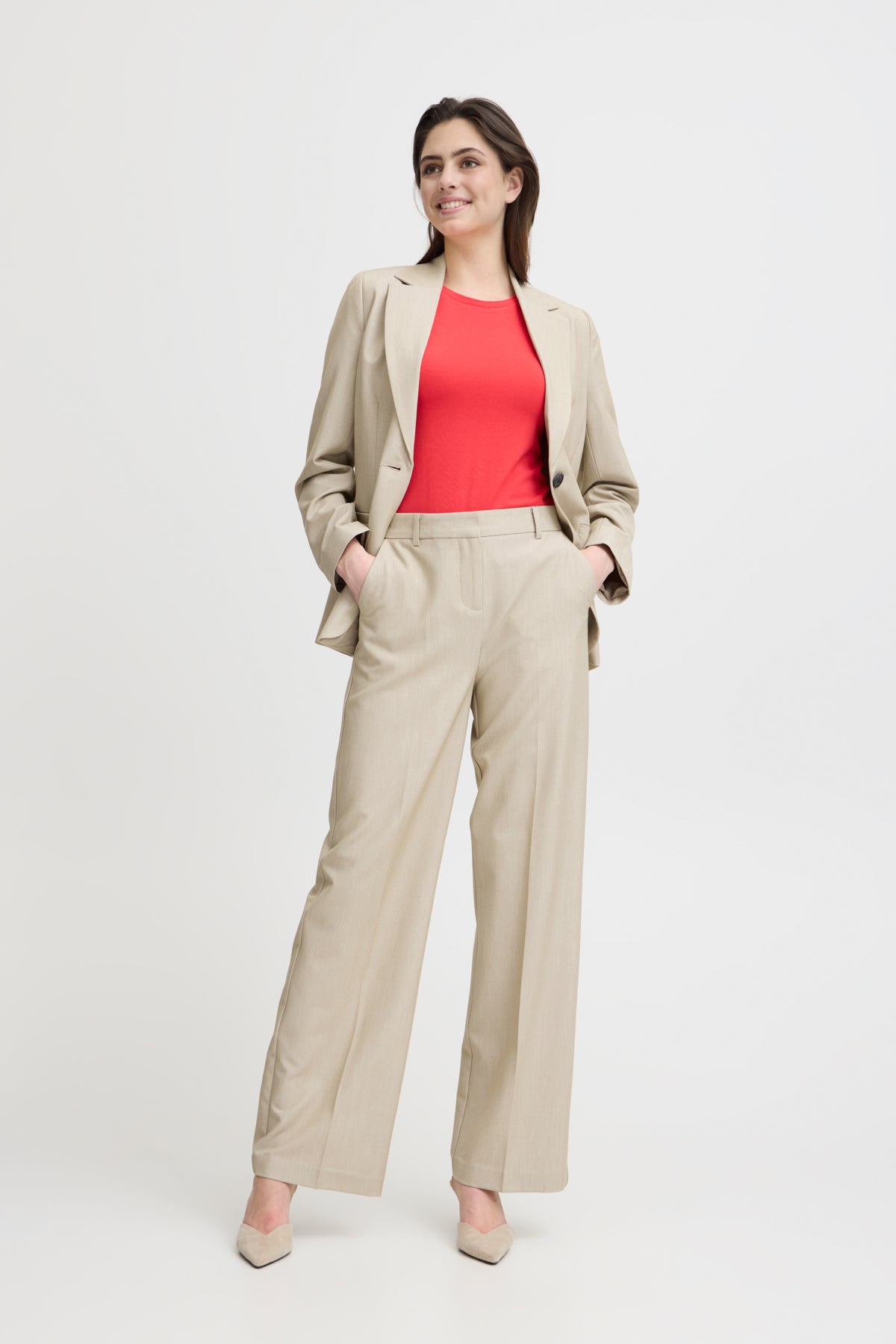 B.Young - DANTA - Classic wide leg trousers