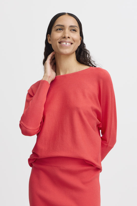 B.Young - MMORLA - Batwing knitted top