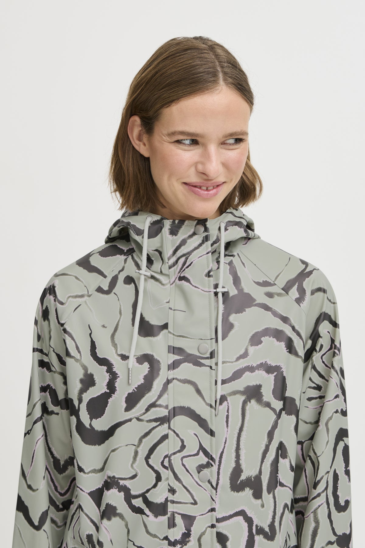 B.Young - AVAN - Printed waterproof coat