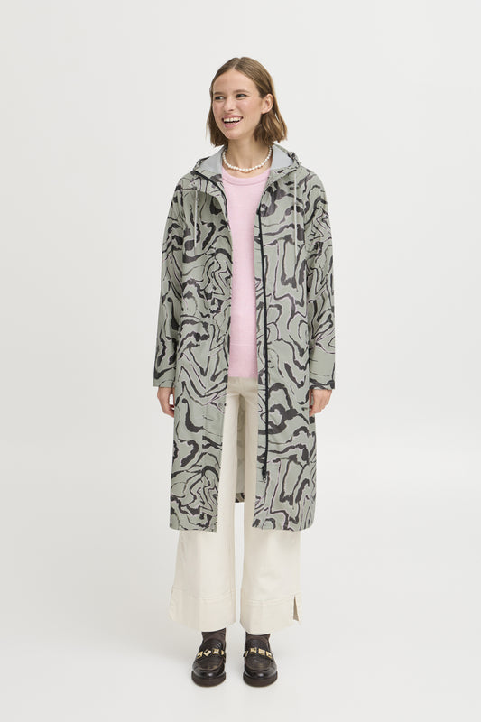 B.Young - AVAN - Printed waterproof coat