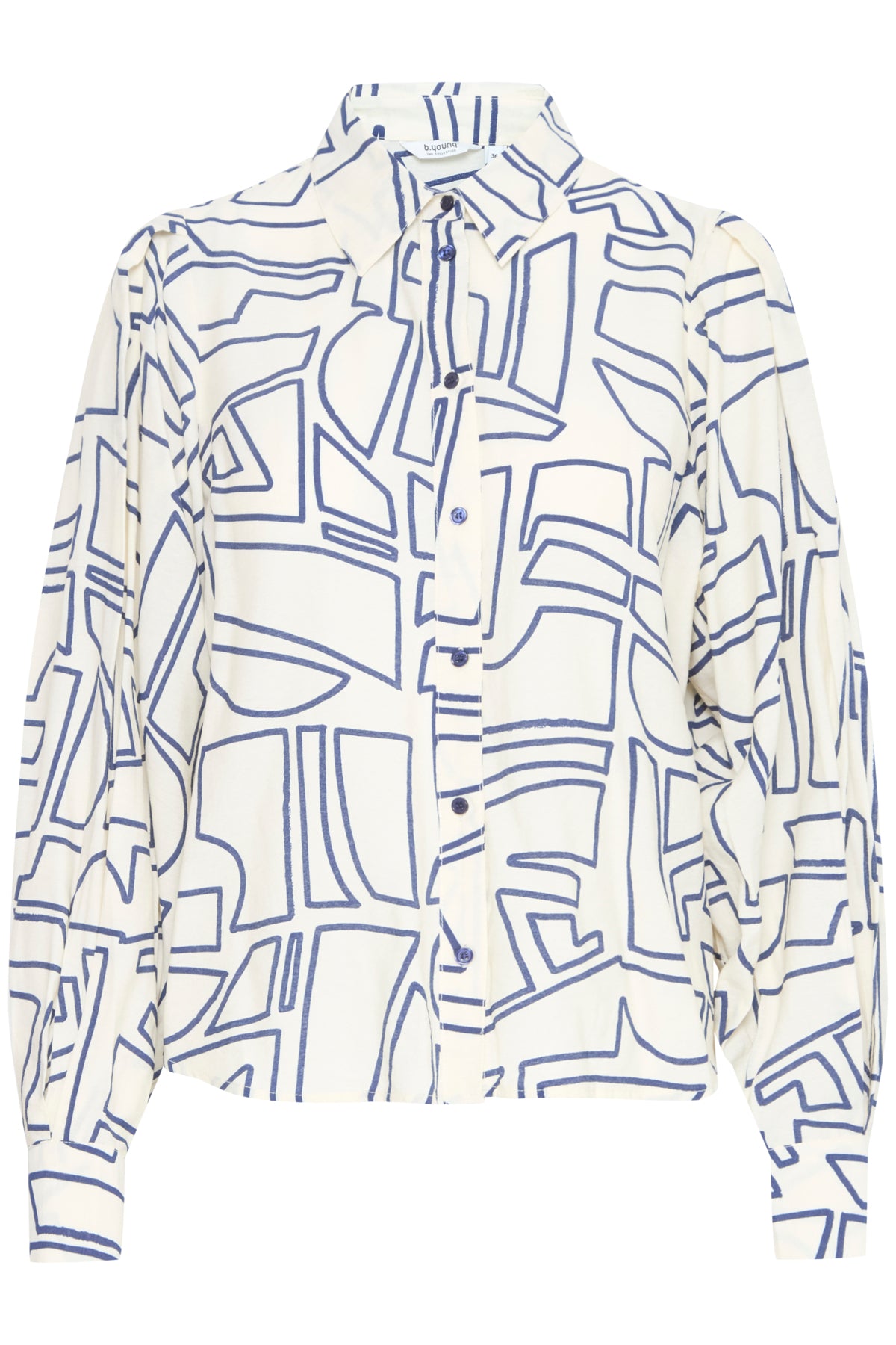 B.Young - ILYA - Printed button front shirt