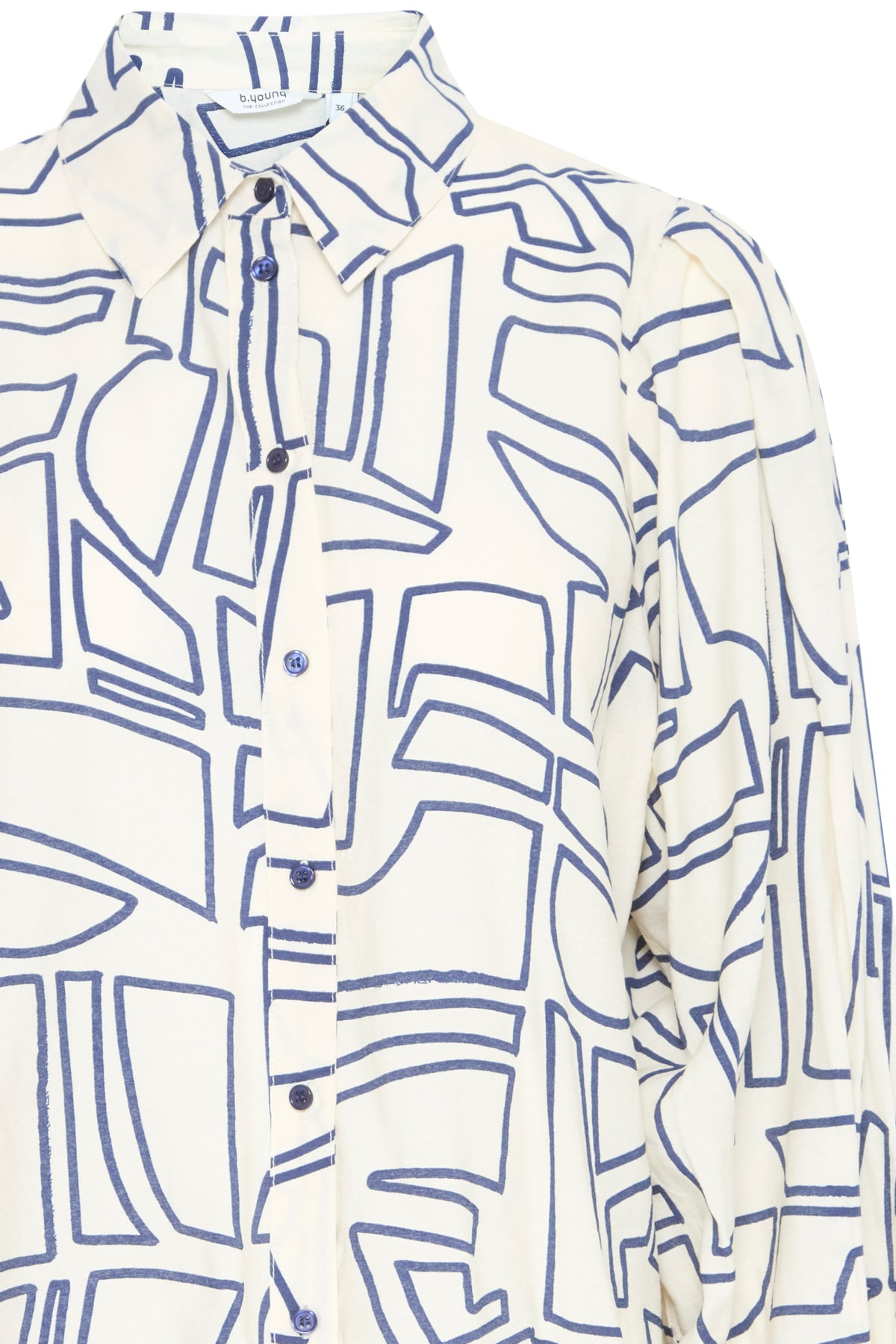 B.Young - ILYA - Printed button front shirt