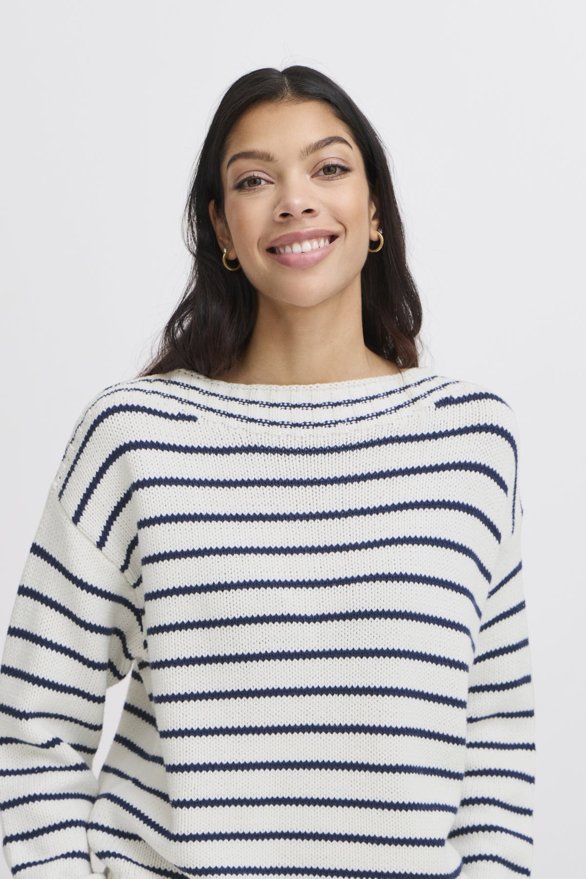 B.Young - NAGLA - Stripe knitted jumper