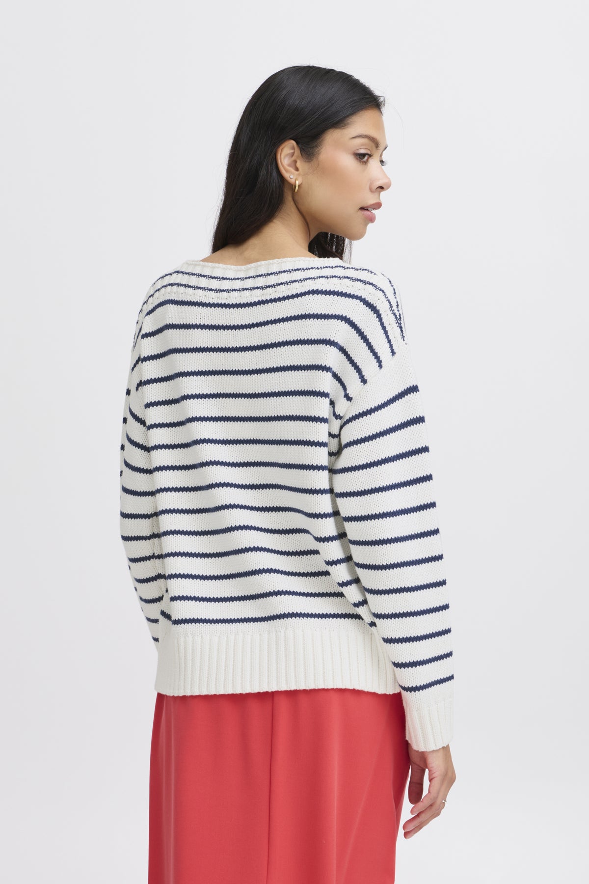 B.Young - NAGLA - Stripe knitted jumper