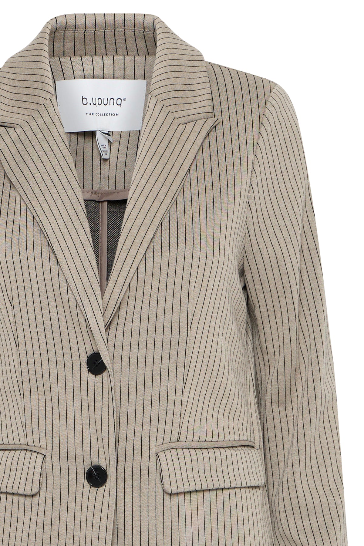 B.Young - ROWAN BL - Pinstripe blazer