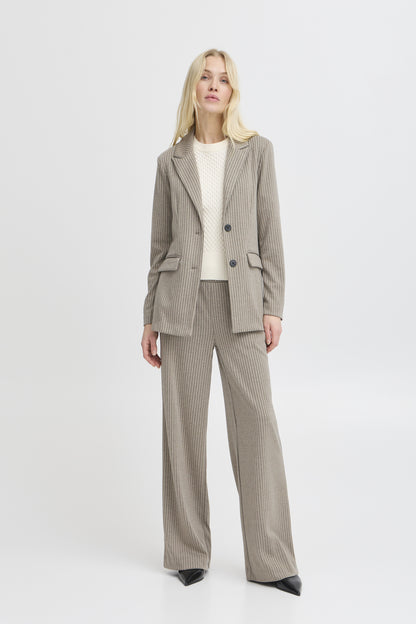 B.Young - ROWAN BL - Pinstripe blazer