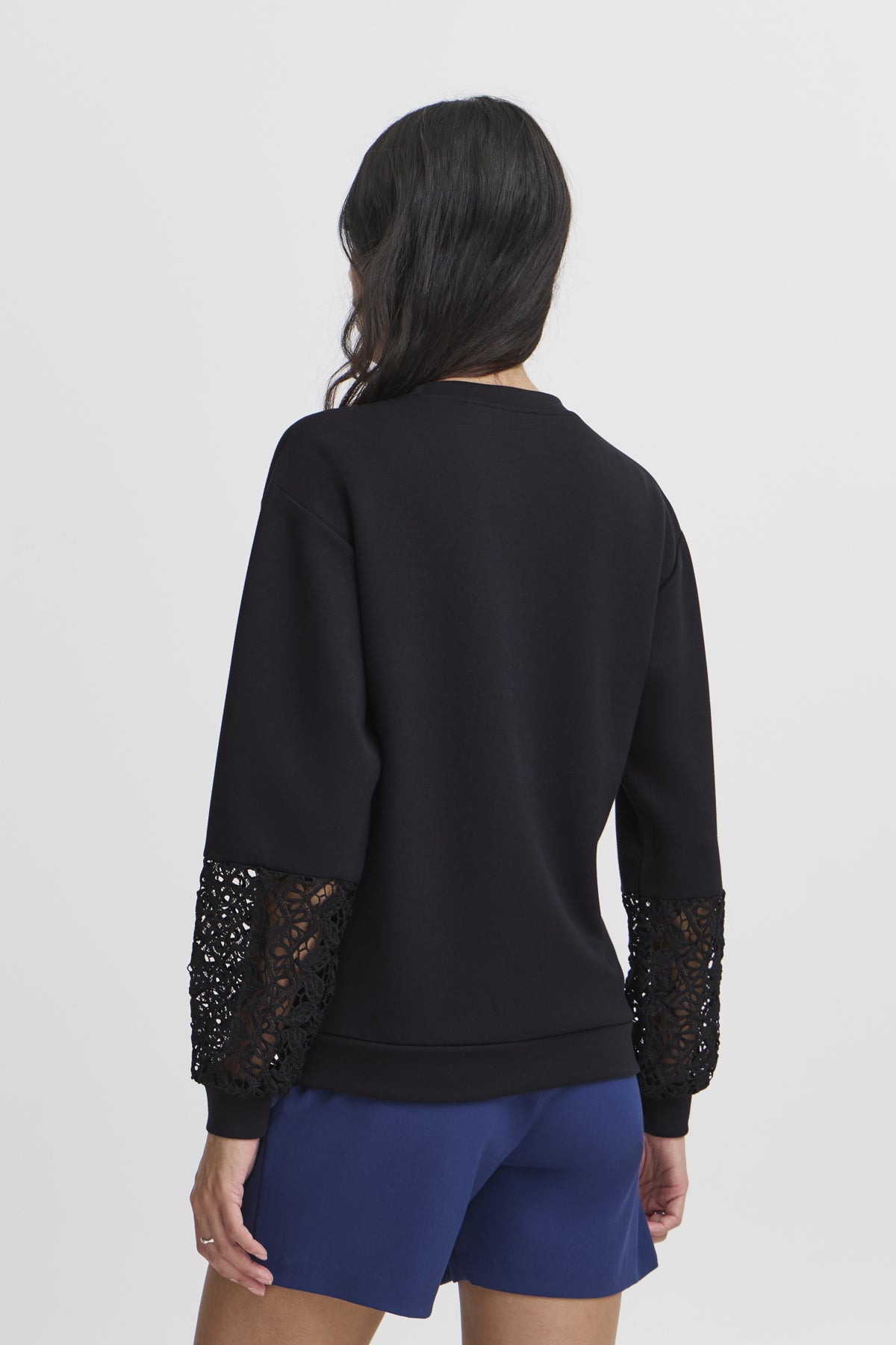 B.Young - PUSTI LACE - Lace detail sweater