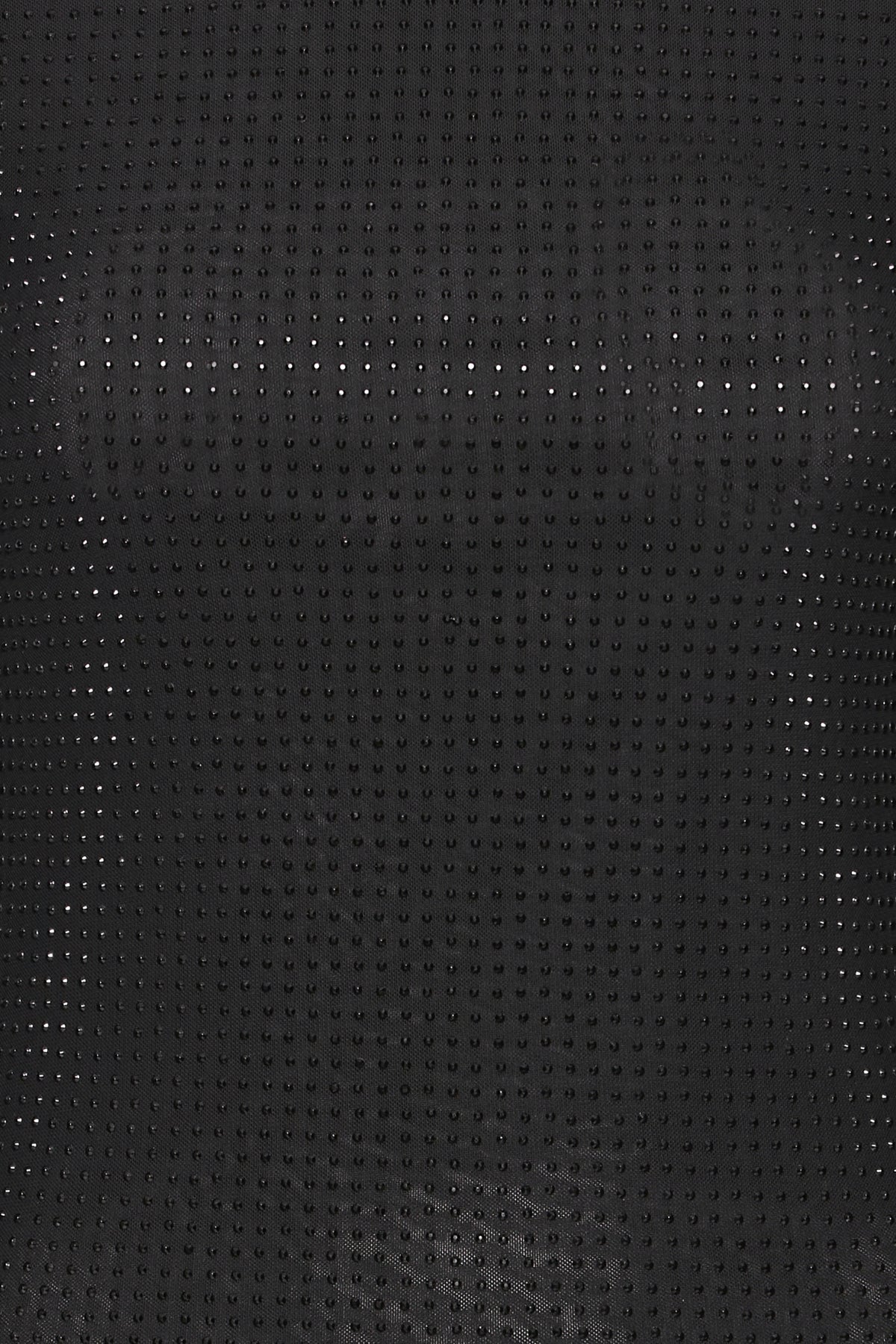 B.Young - PAVLINA - Fitted mesh long sleeve jewelled top