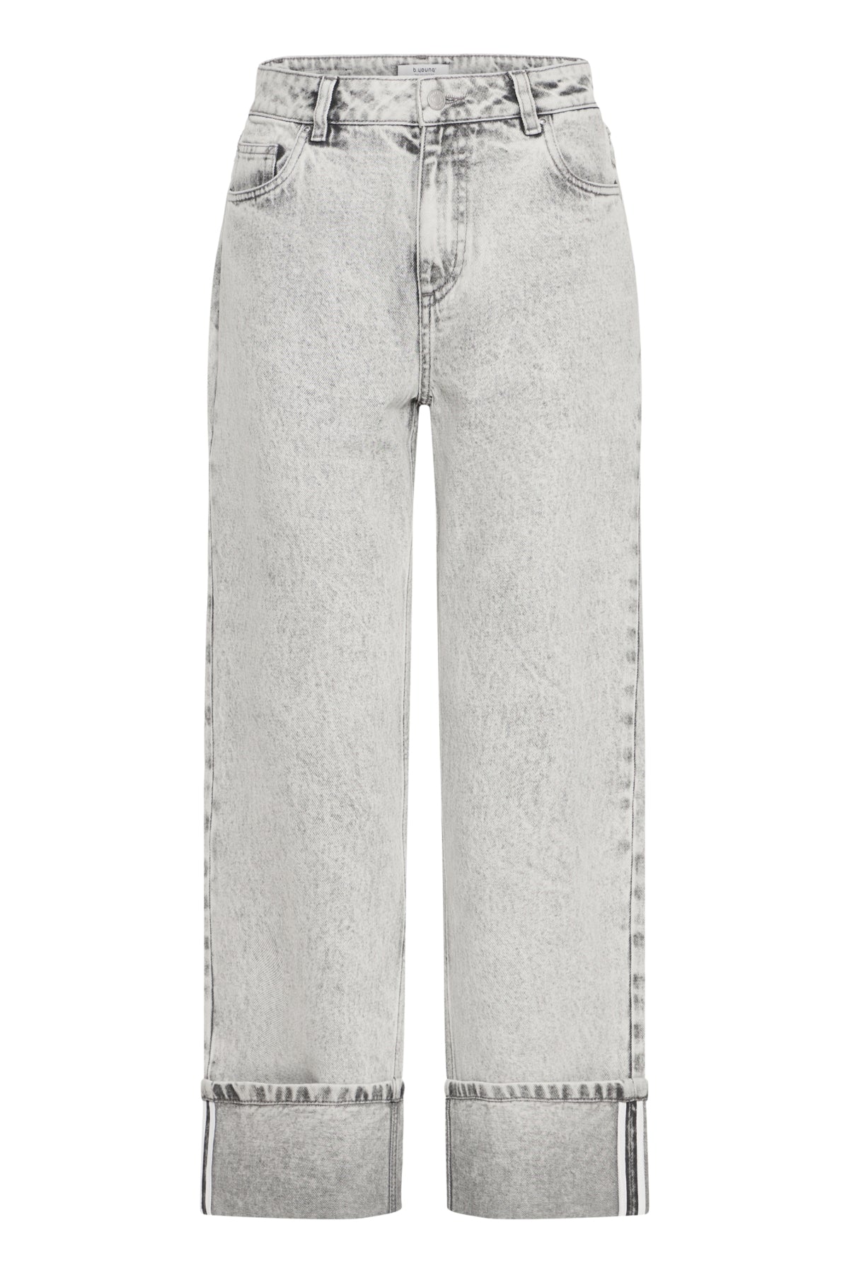 B.Young - KEFFINI - High waist turn up ankle length jeans