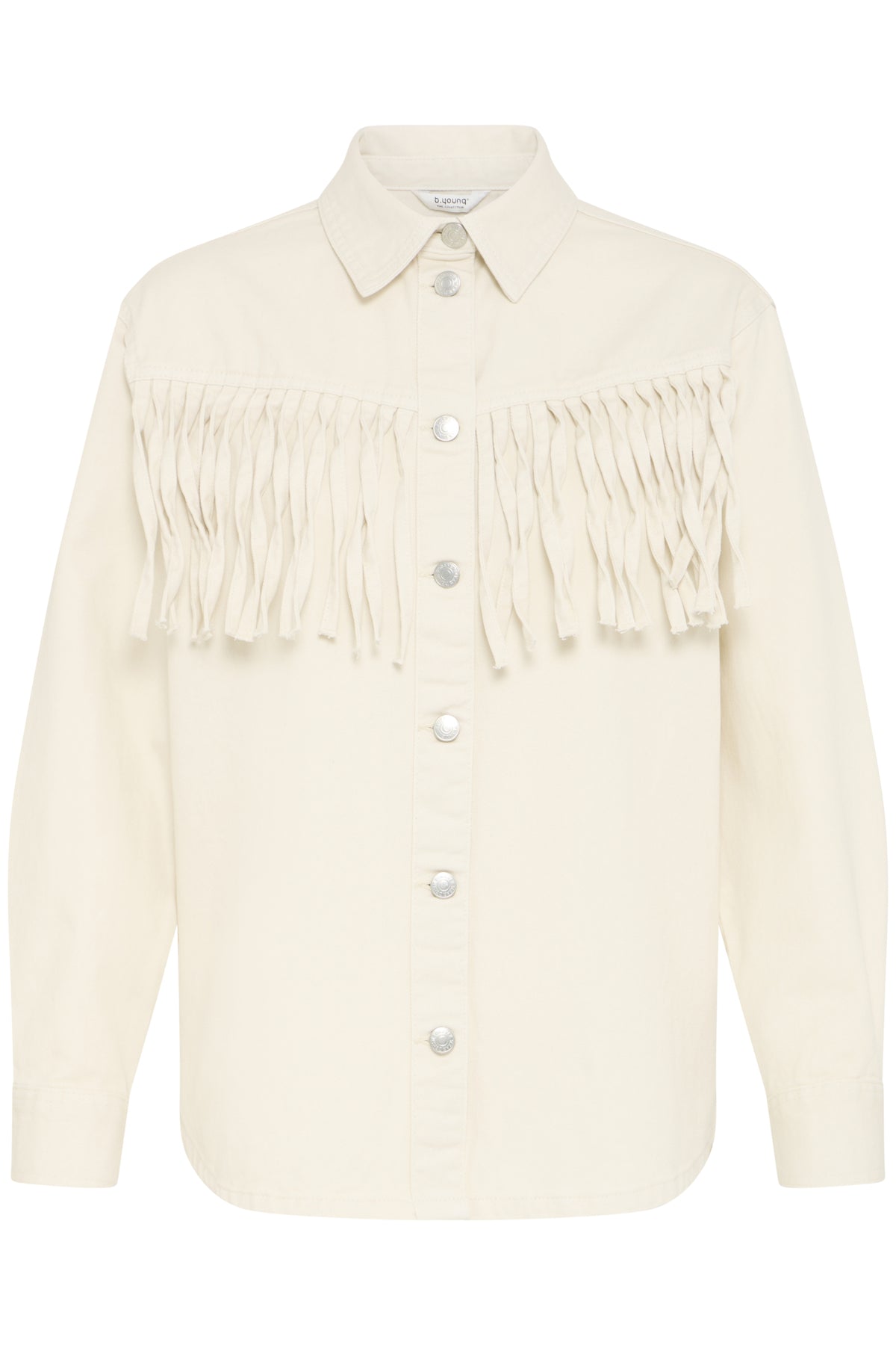 B.Young - LORAX - Tassel denim Shacket