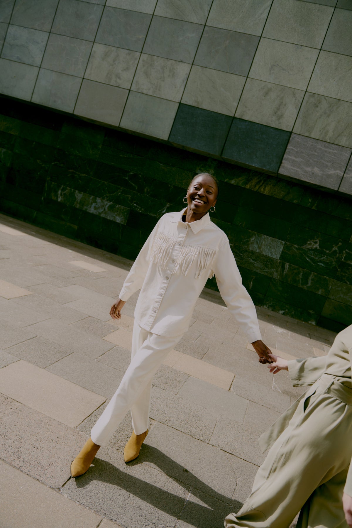 B.Young - LORAX - Tassel denim Shacket