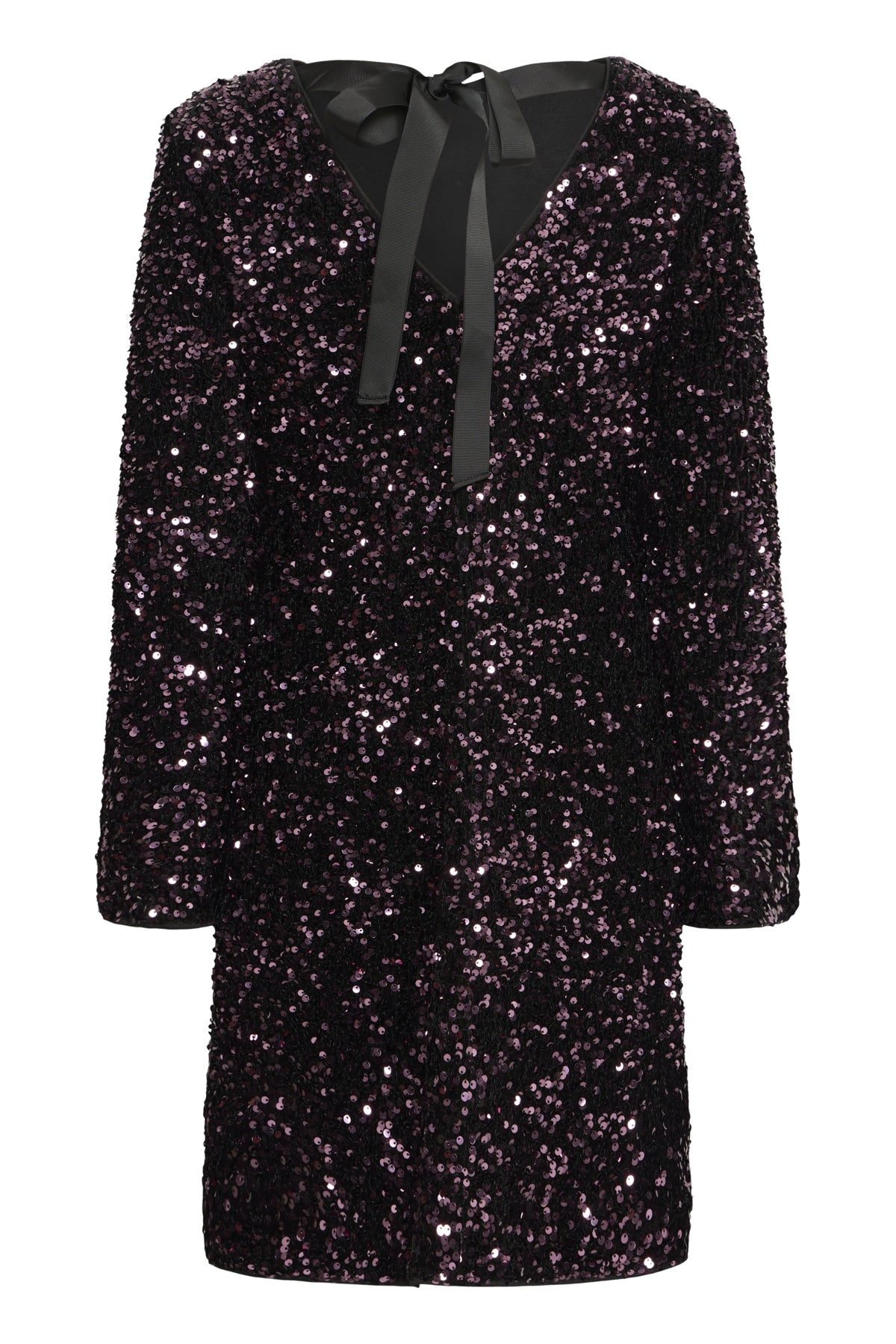 B.Young - PAILLET - Sequin bow back dress