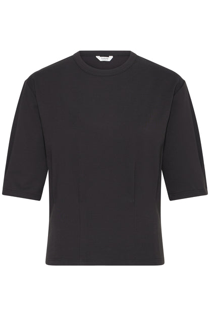 B.Young - SEANO - Tuck detail super soft top in Black
