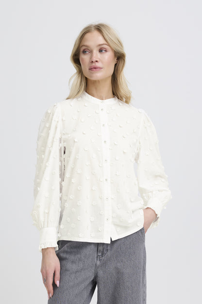 B.Young - ISABEAU - Appliqué Daisy shirt