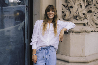 B.Young - ISABEAU - Appliqué Daisy shirt