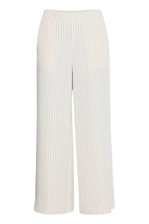 B.Young - DANNIA - Pinstripe wide trousers