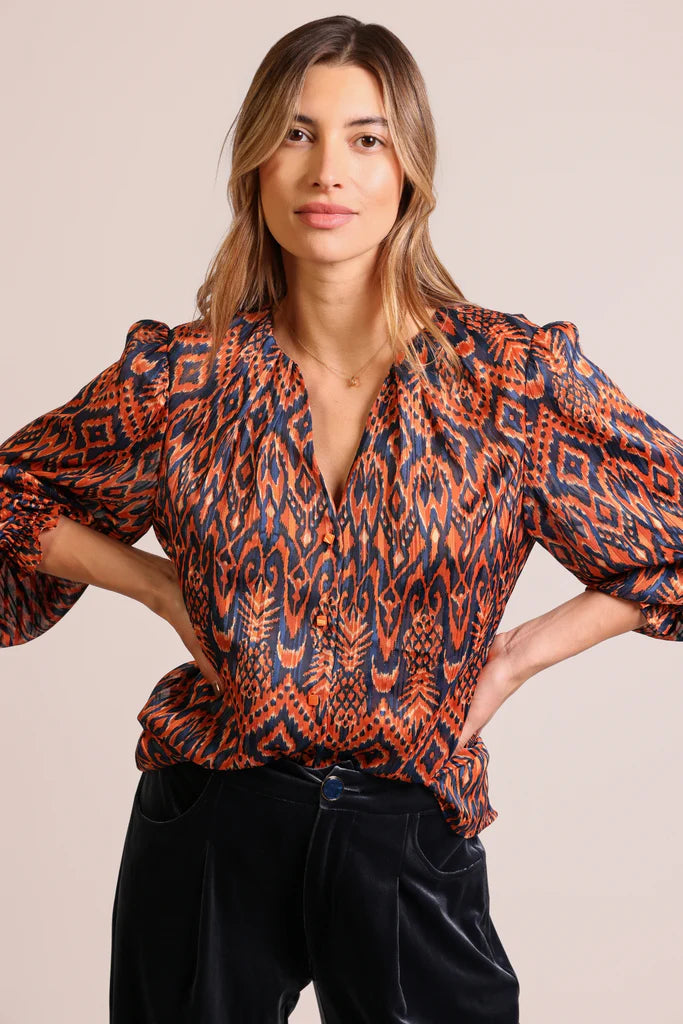 Traffic People - TRUCE - Printed aztec blouse