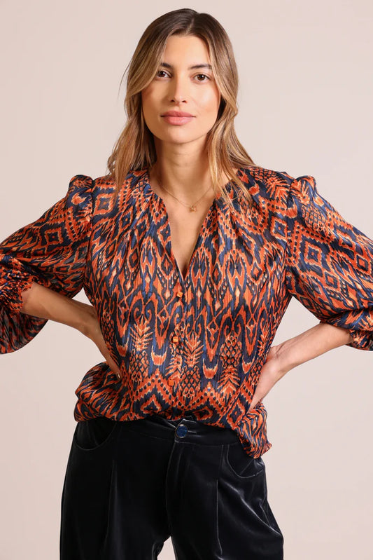 Traffic People - TRUCE - Printed aztec blouse
