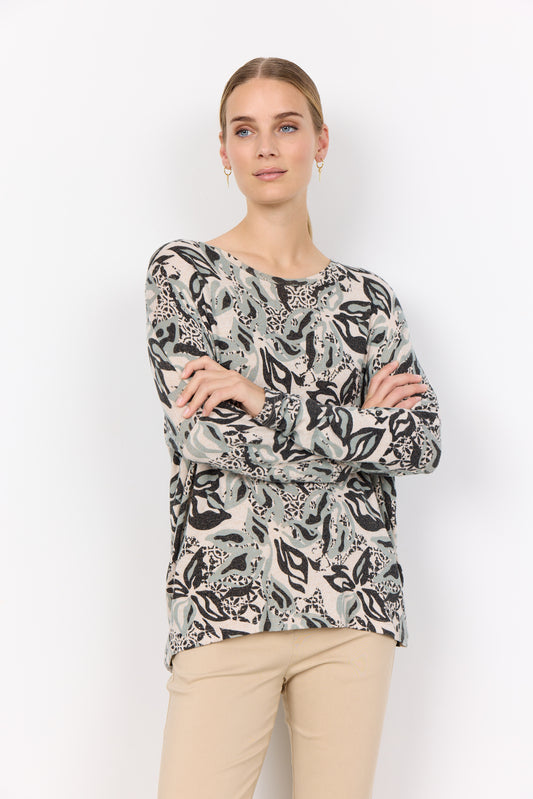 Soya Concept - BIARA AOP 1 - Super soft printed top