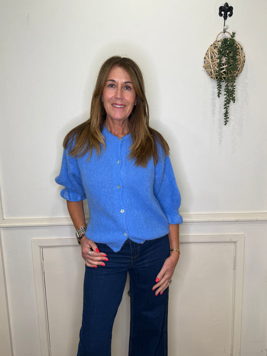 Marta - ALLY - 3/4 frill sleeve cardi