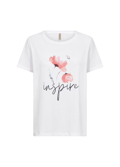 Soya Concept - RINA FP - Poppy front t.shirt