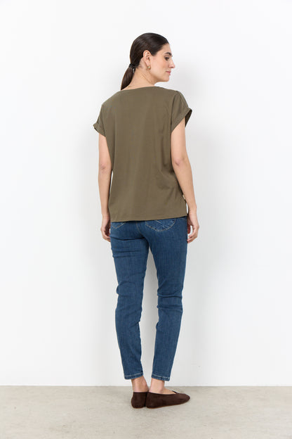 Soya Concept - GAIL 2 - Cap sleeve abstract top