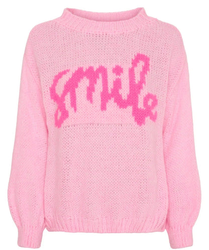 Marta - TULIP - ‘Smile’ slogan knitted jumper