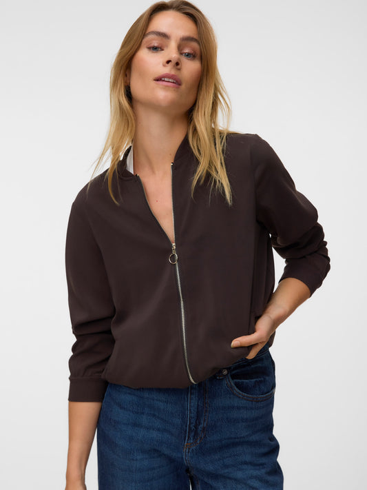 Vero Moda - COCO - Soft zip up bomber jacket