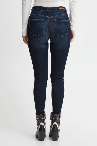 B.Young  - LOLA BY LUNI - Slim fit jeans - Dark Denim image 2