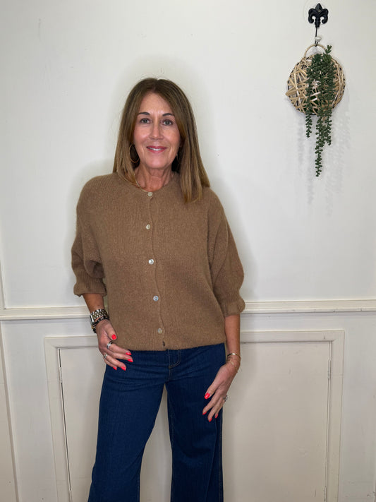 Marta - ALLY - 3/4 frill sleeve cardi
